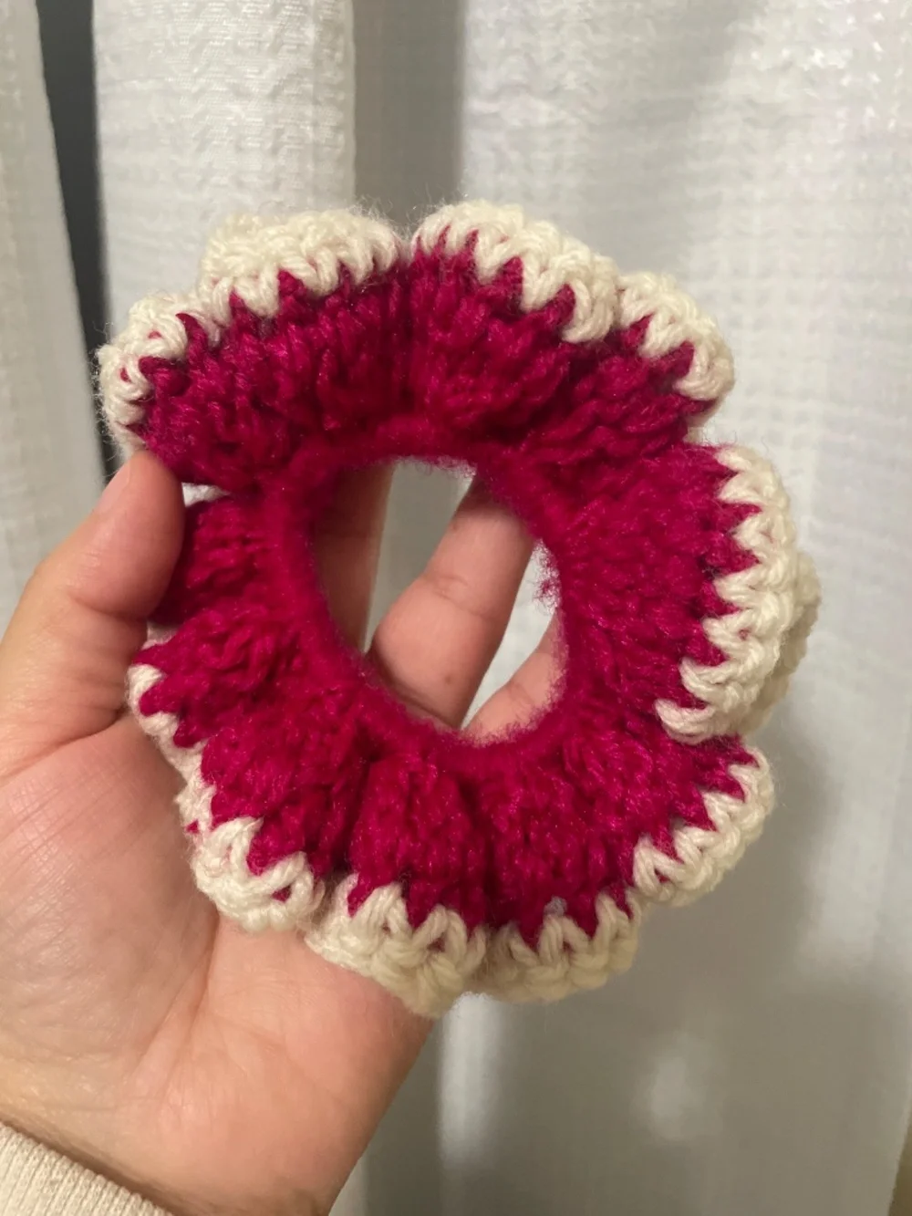 Crochet Hair scrunchie